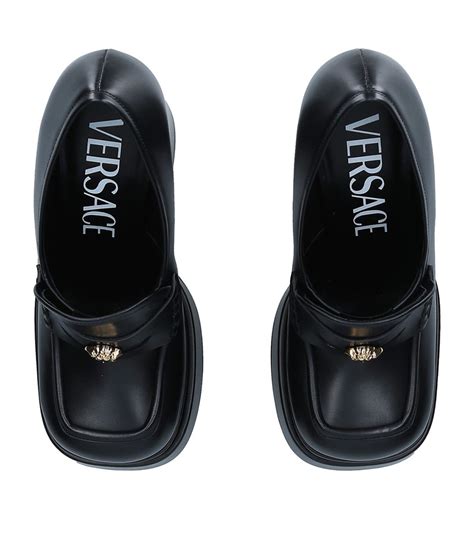 versace intrico platform loafers